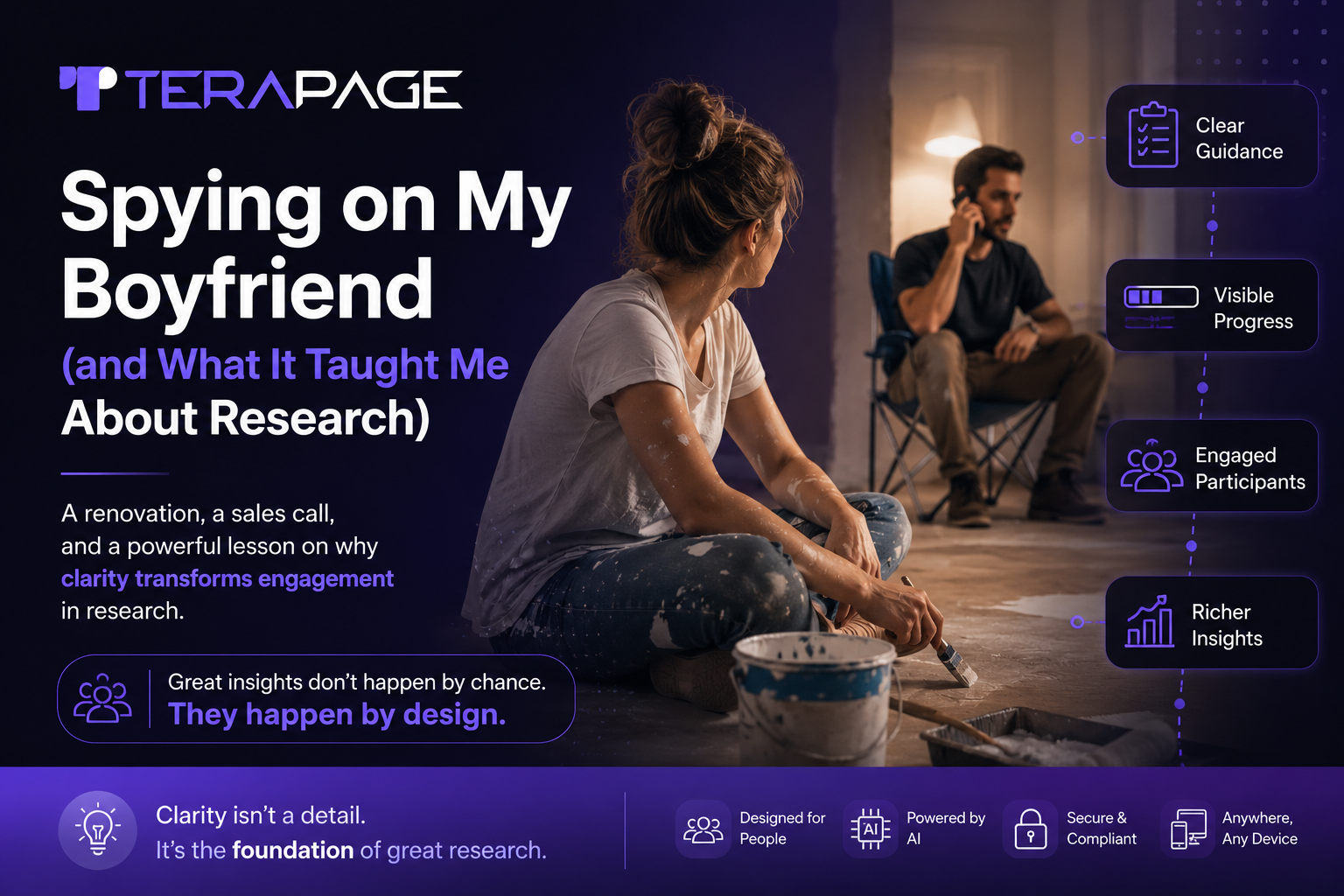 Terapage: online qualitative and quantitative market research platform