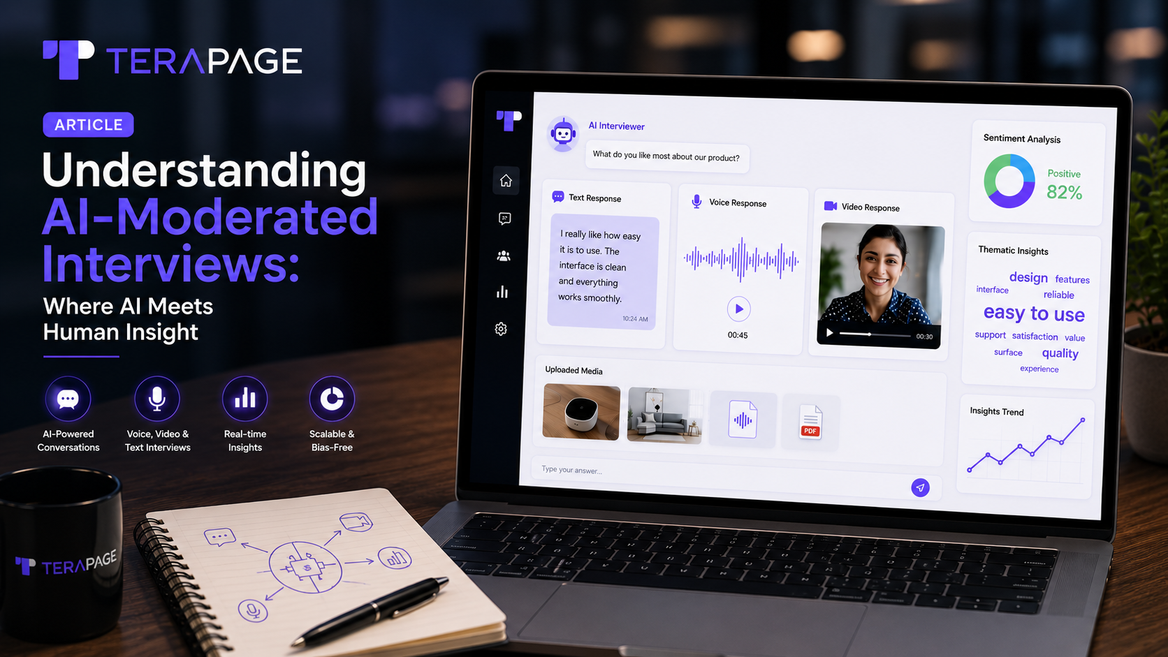Terapage: online qualitative and quantitative market research platform