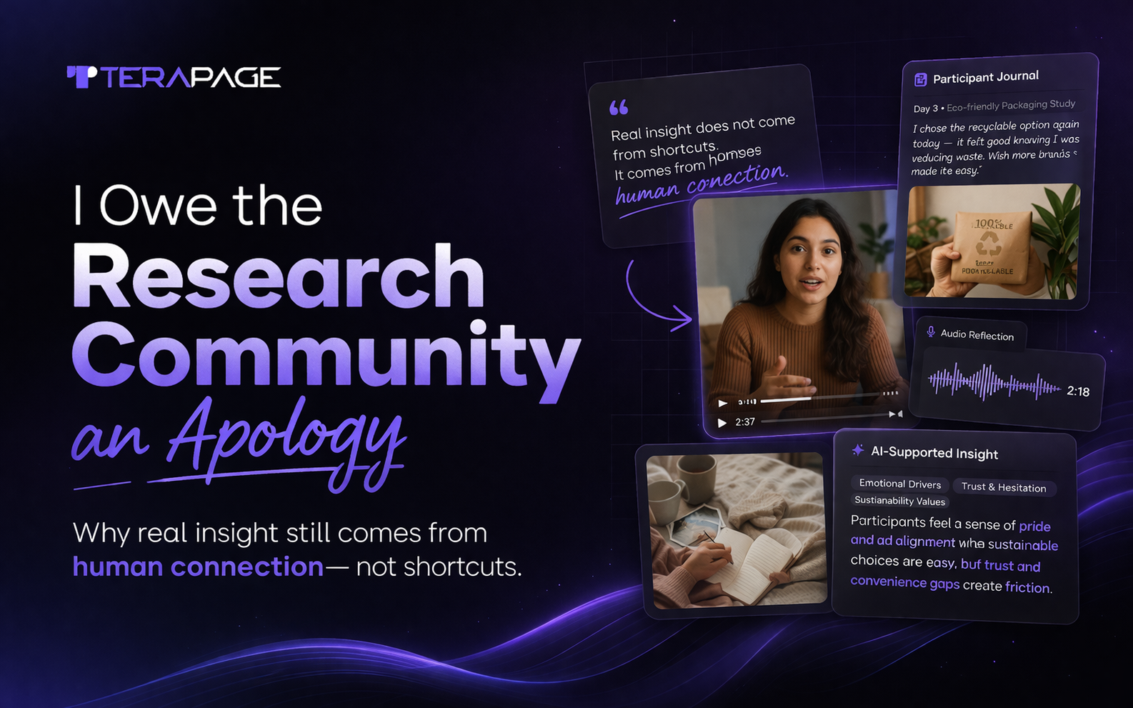 I Owe the Research Community an Apology