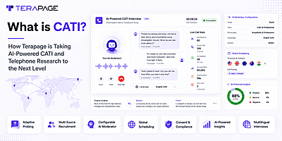 Terapage AI-powered CATI dashboard for telephone market research