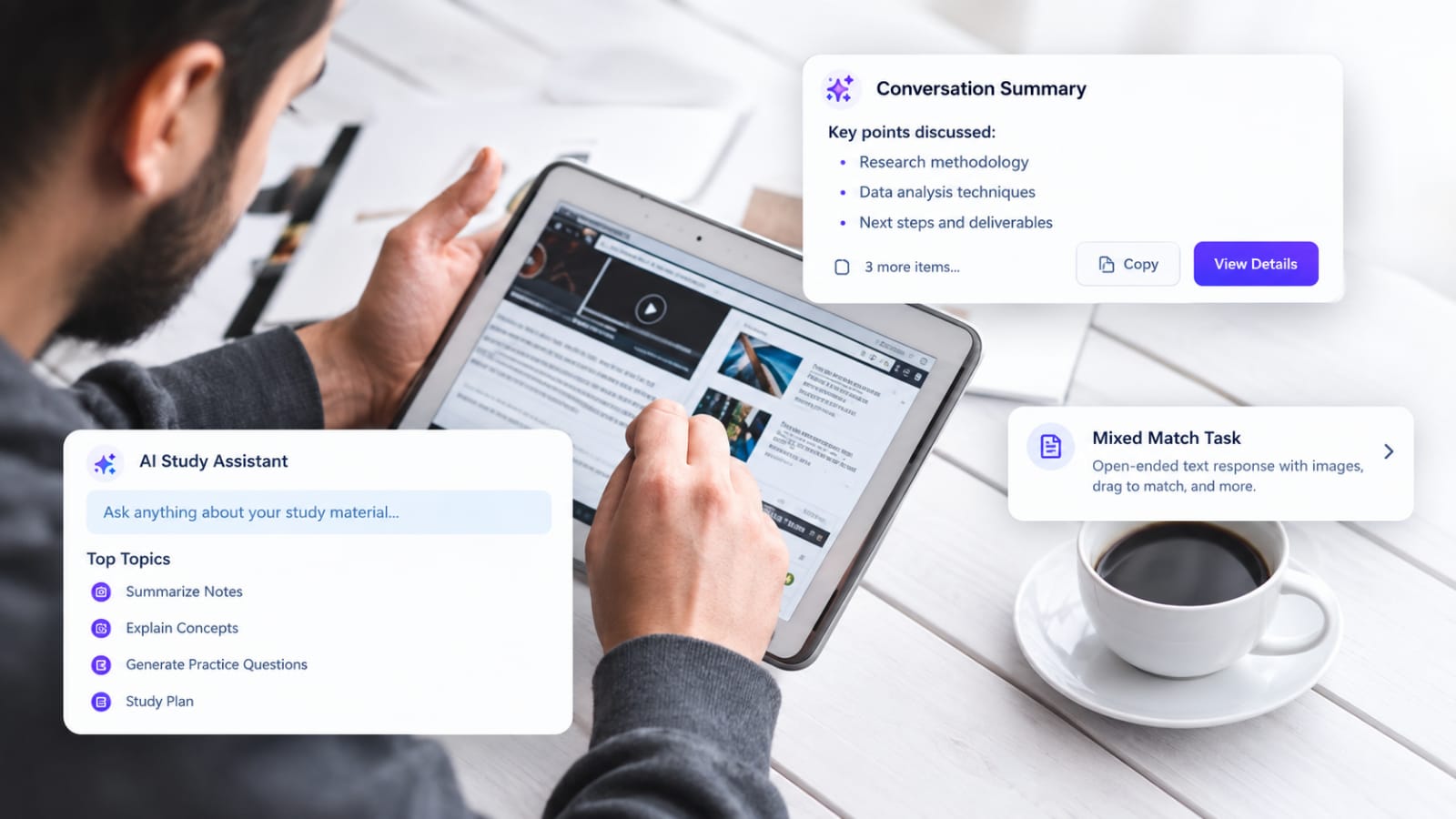 Terapage AI Chat Assistant overview product screen