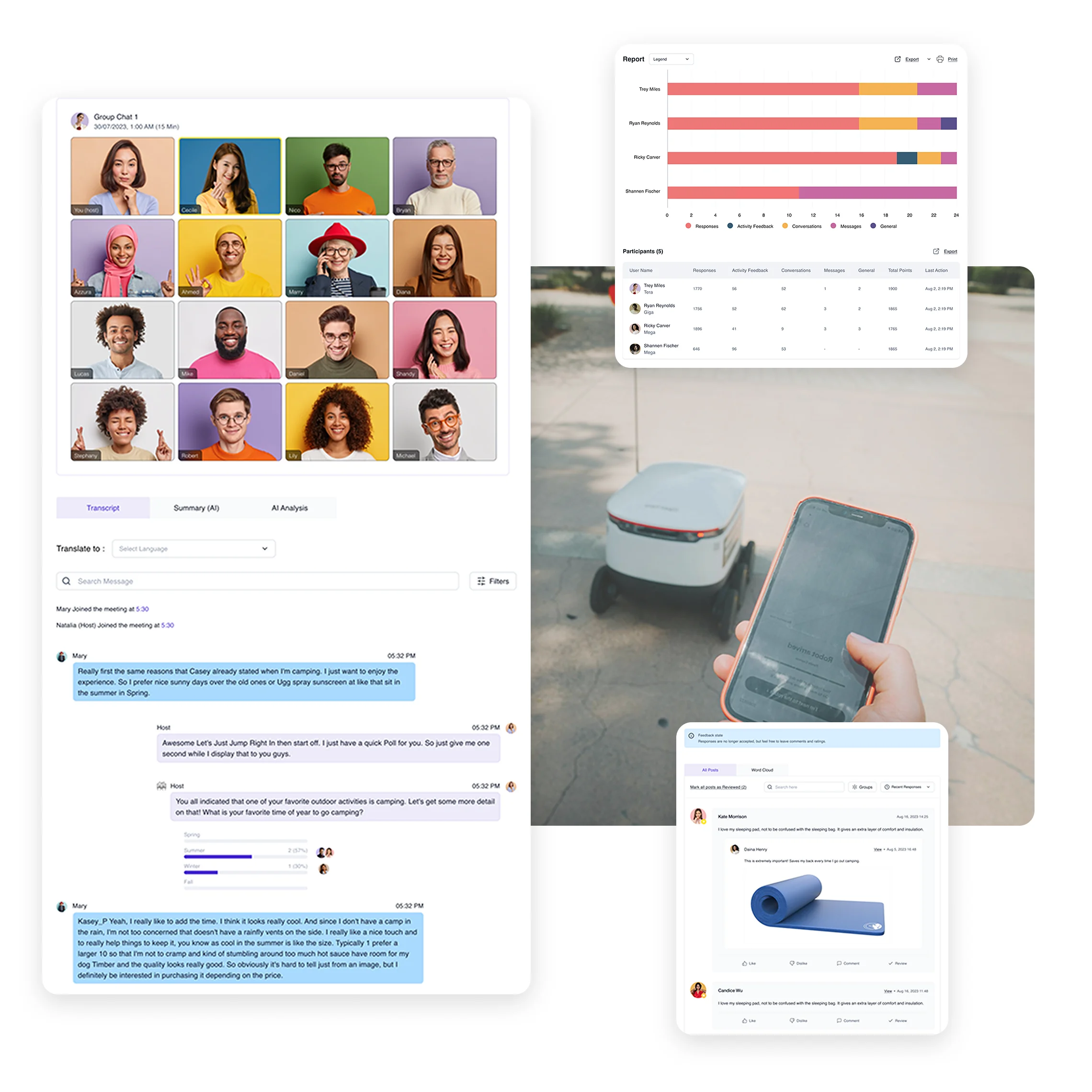 Terapage: online qualitative and quantitative market research platform