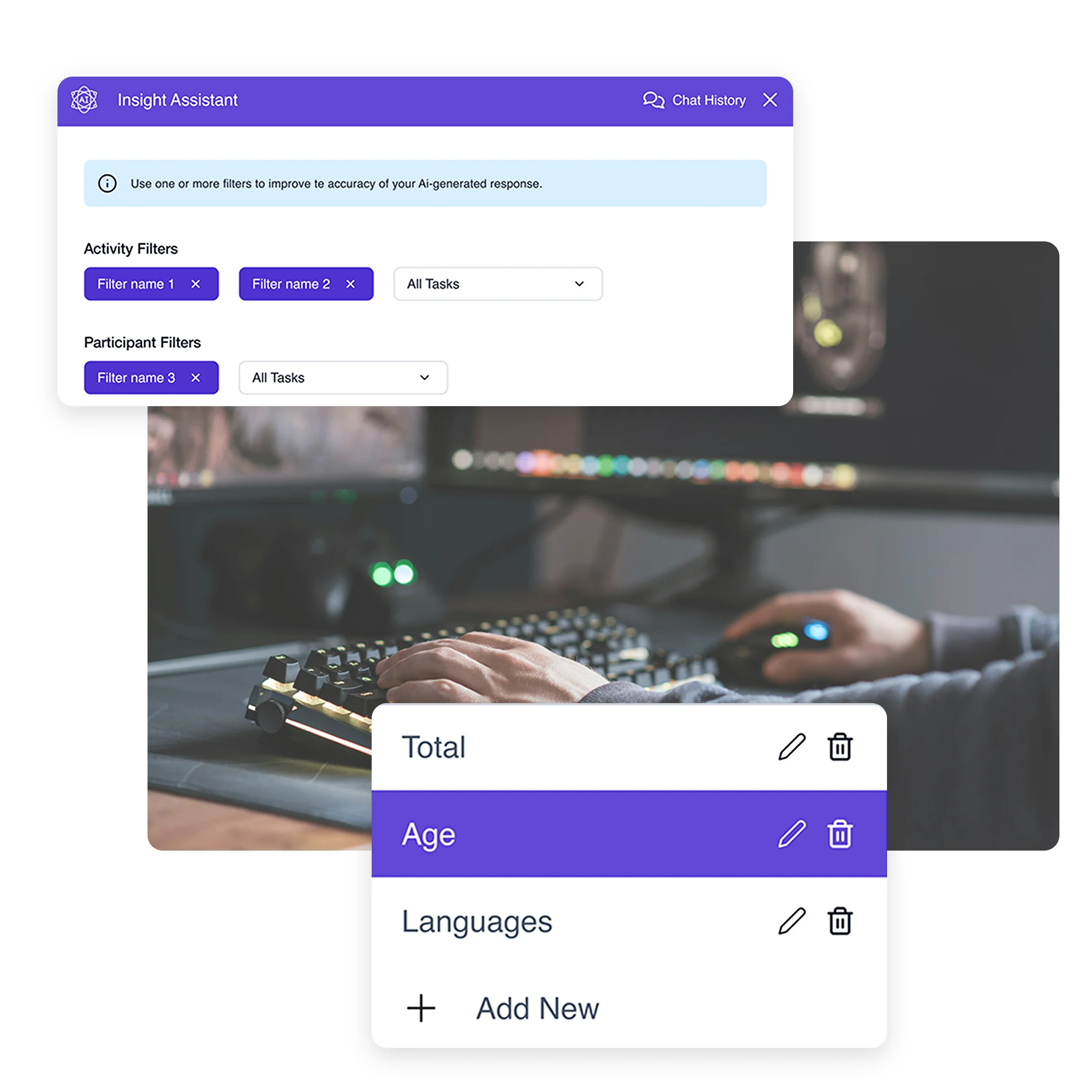 Terapage: online qualitative and quantitative market research platform