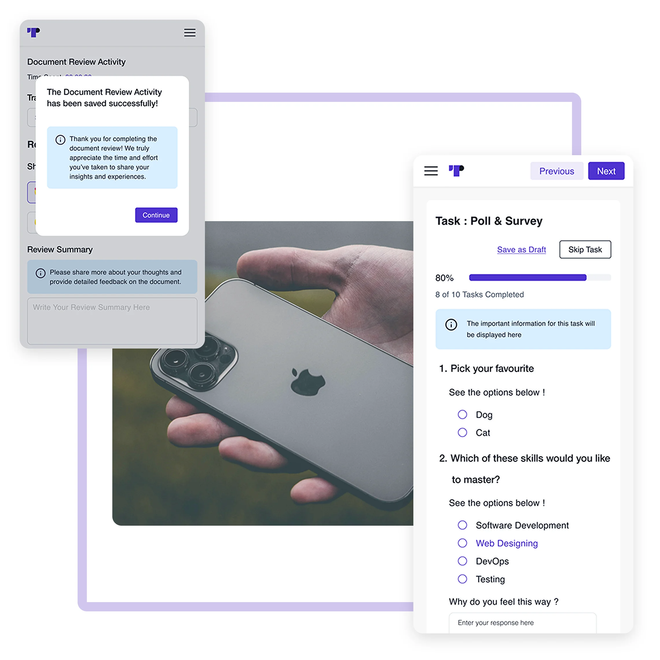 Terapage: online qualitative and quantitative market research platform