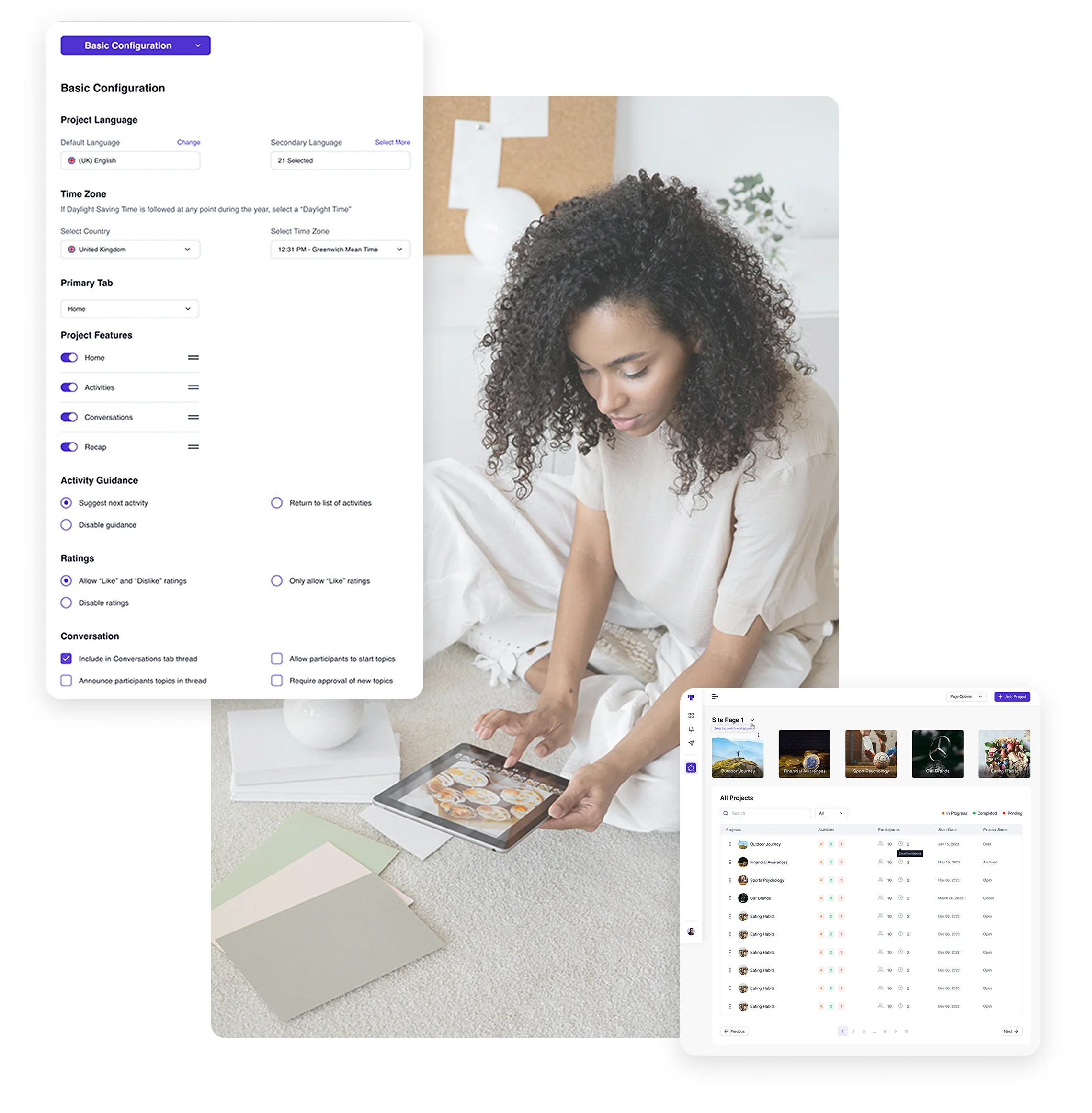 Terapage: online qualitative and quantitative market research platform