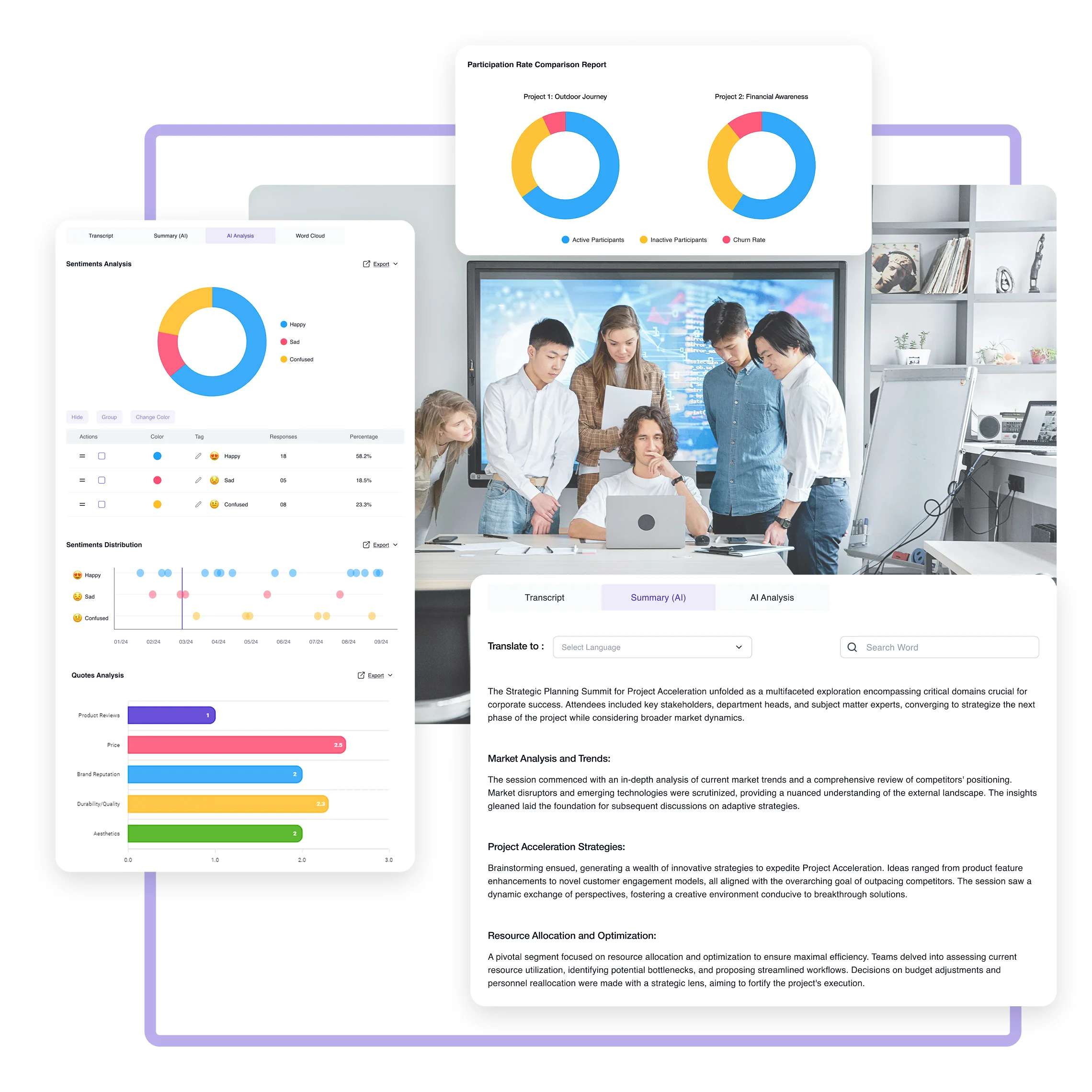 Terapage: online qualitative and quantitative market research platform