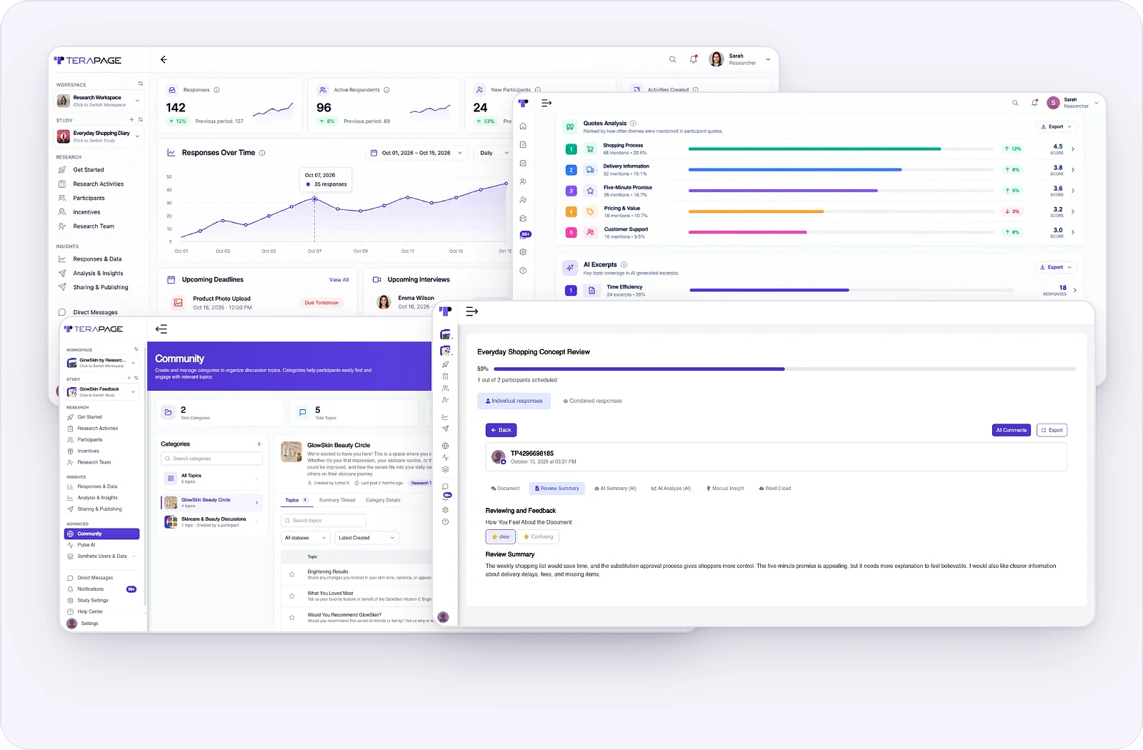 Real-Time Feedback Loops in Terapage
